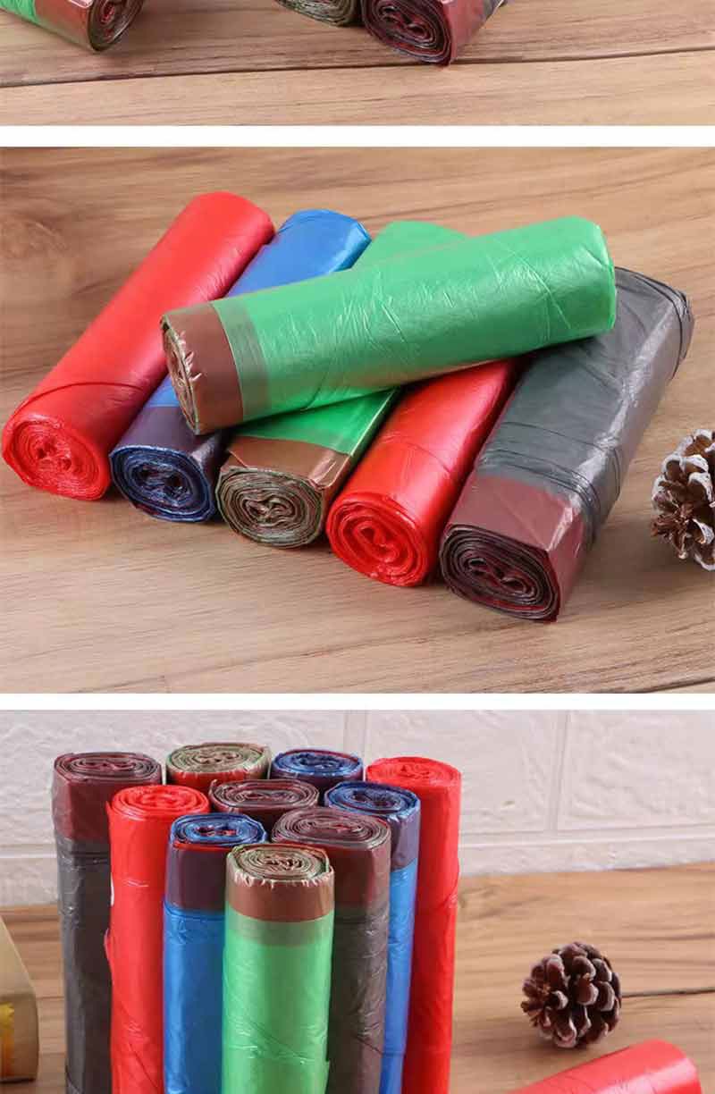 安居先森 加厚抽绳式垃圾袋 点断式环保分类垃圾袋45*50cm