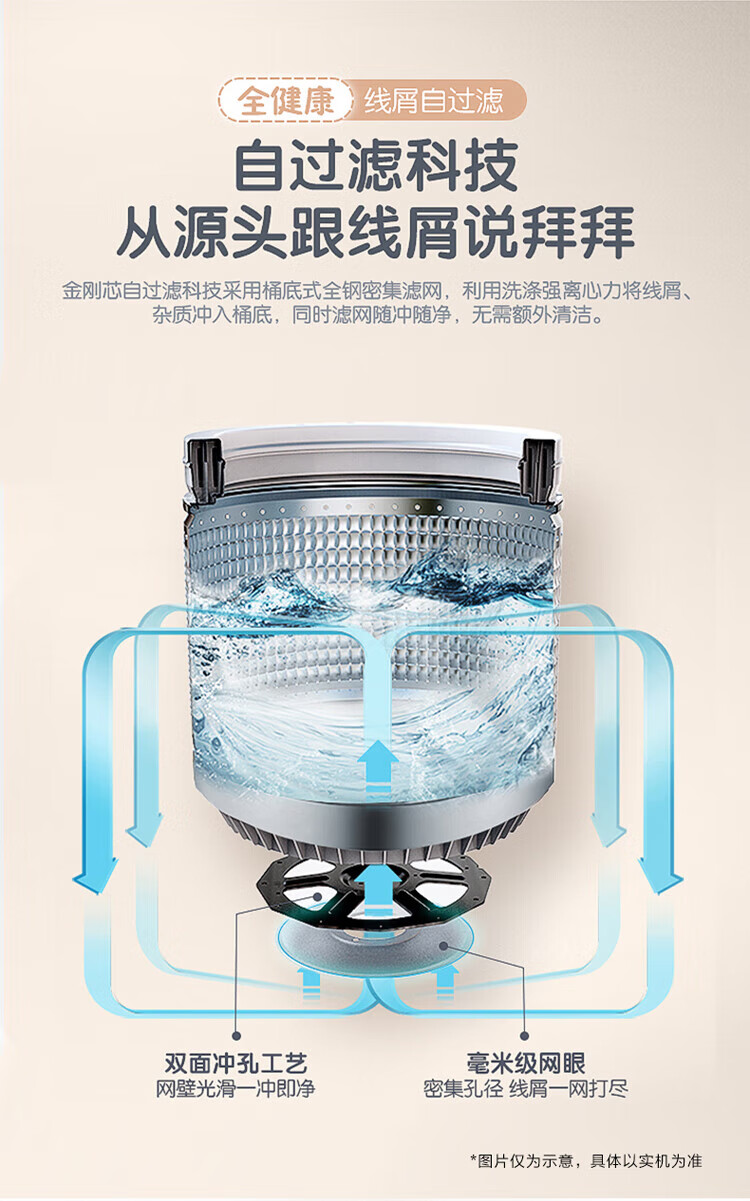 海尔（Haier）波轮洗衣机全自动家电 以旧换新 3公斤迷你 婴儿小型 儿童内衣洗衣机 EBM30-R198