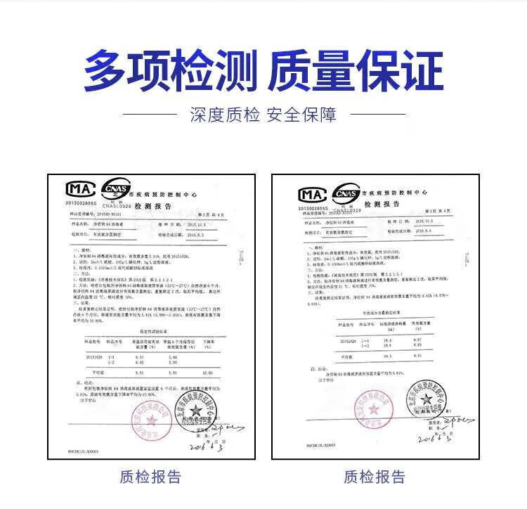 净佰俐 消毒水 家用 漂白 84消毒液10kg/桶*2 GD