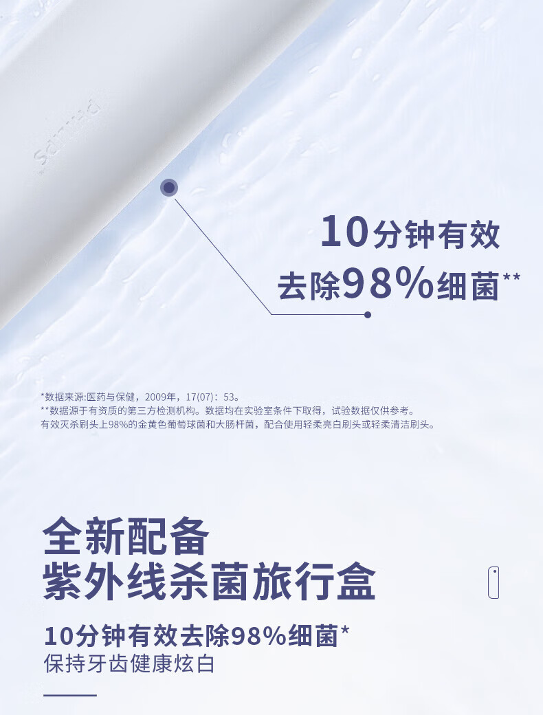 PHILIPS飞利浦电动牙刷 蔷薇粉成人情侣款情人节礼物 HX2461/04