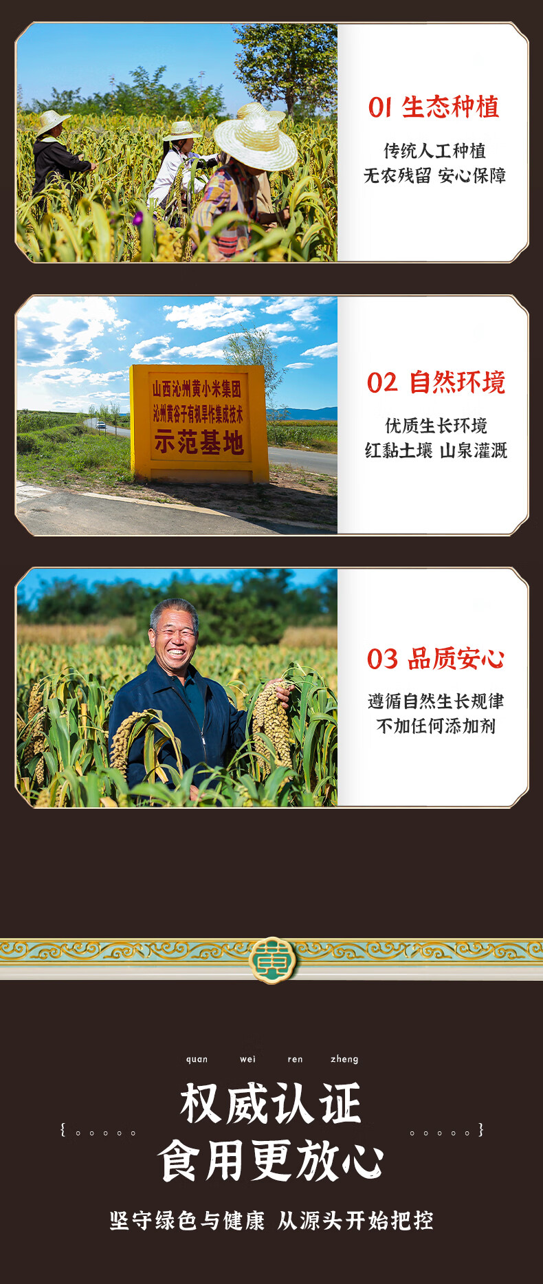 沁州 五谷杂粮 黄真空装小米礼盒5kg