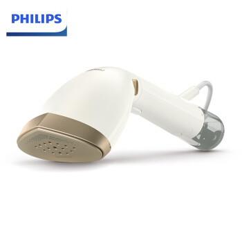 PHILIPS 飞利浦手持挂烫机家用便携挂烫机增压蒸汽熨烫刷小型烫衣机白金权杖 STH7030/18