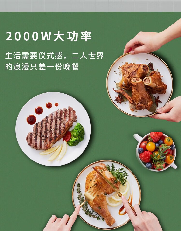 长虹（CHANGHONG）电磁炉防滑微晶面板 安全防烫防滑耐刮 八档火力调节电磁炉 CDC-20C10
