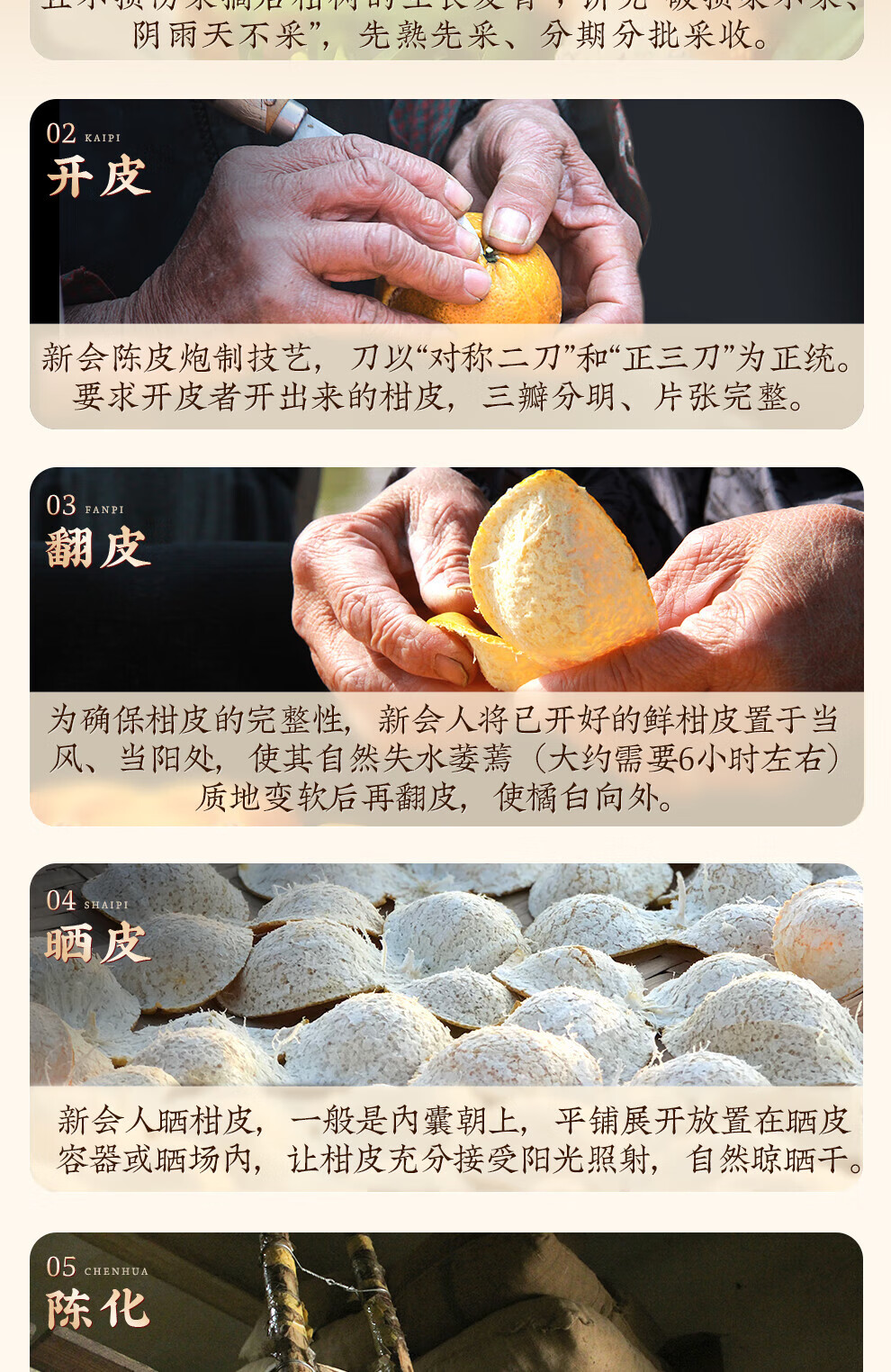新宝堂 十三年新会陈皮陈普茶广东特产礼盒72克CY-CP13