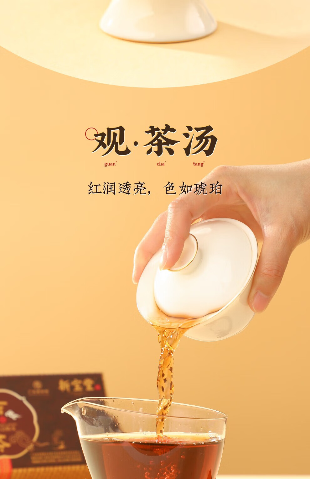 新宝堂 十三年新会陈皮陈普茶广东特产礼盒72克CY-CP13