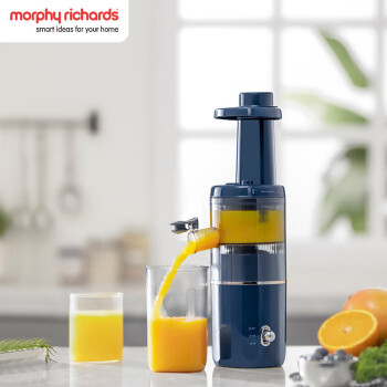 morphy richards 摩飞电器榨汁机 家用原汁机多功能全自动果蔬榨果汁机 MR9901 蓝色