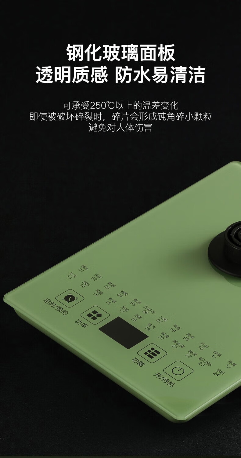长虹（CHANGHONG）养生壶煎药壶迷你玻璃花茶壶煮茶器 CHG-LP05 五环