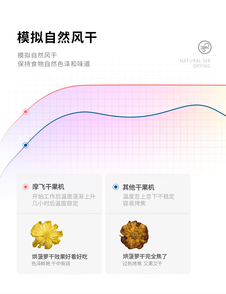 morphy richards 摩飞电器水果烘干机家用食品风干机小型宠物零食蔬干果机MR6255