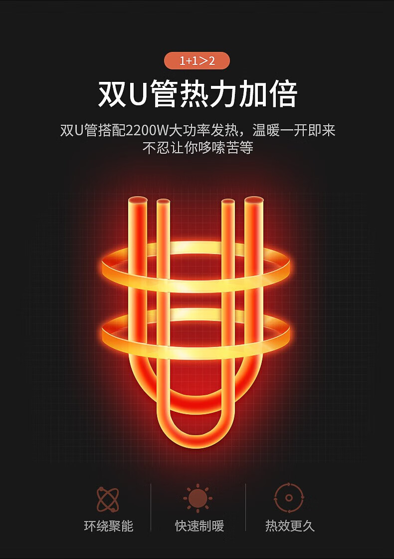 先锋SINGFUN 13片直板油汀家用加湿便捷移动取暖器 CY99LL-13 取暖器片 白色