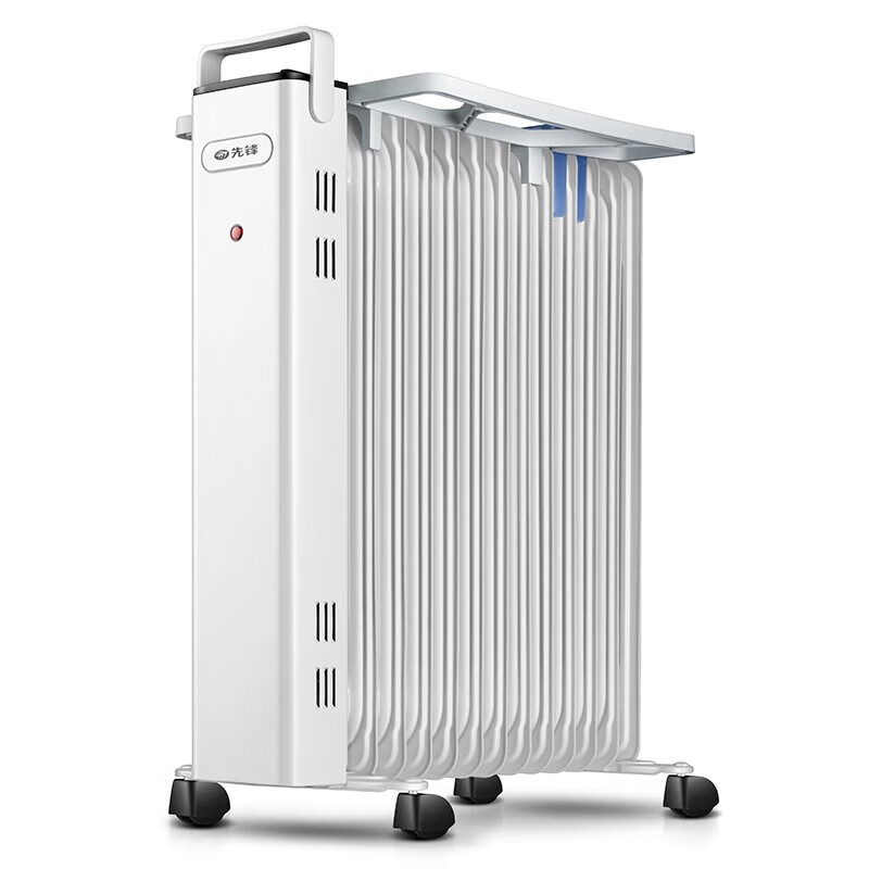 先锋SINGFUN 13片直板油汀家用加湿便捷移动取暖器 CY99LL-13 取暖器片 白色