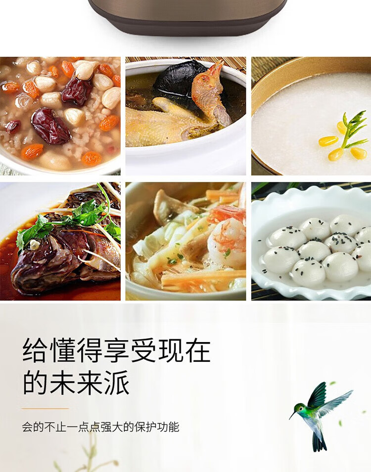 长虹（CHANGHONG）电饭煲5升家用多功能智能预约大容量不粘内胆自动保温 单胆电饭锅 FB50-XQ5