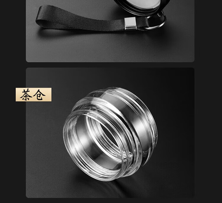 上亨（shangheng）智能保温杯 高颜值304不锈钢大容量喝水杯子 户外泡茶杯养生壶 茶水分离杯  SHZH-CFB008 白色