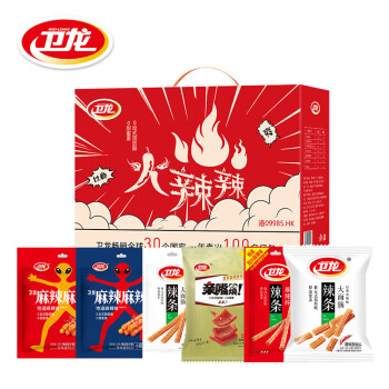 卫龙卫龙 辣条零食礼包火辣辣-年华礼盒