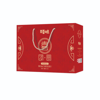 百草味  年货春节过节送礼 喜团圆礼盒1235g