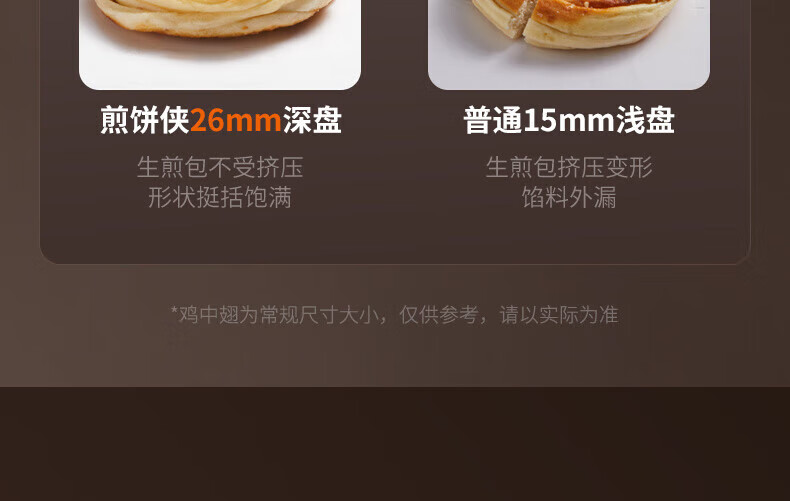 九阳（Joyoung）电饼铛煎烤机多功能家用双面加热悬浮烤盘 下烤盘一键拆洗 大直径防刮烙饼机 JK32-GK360